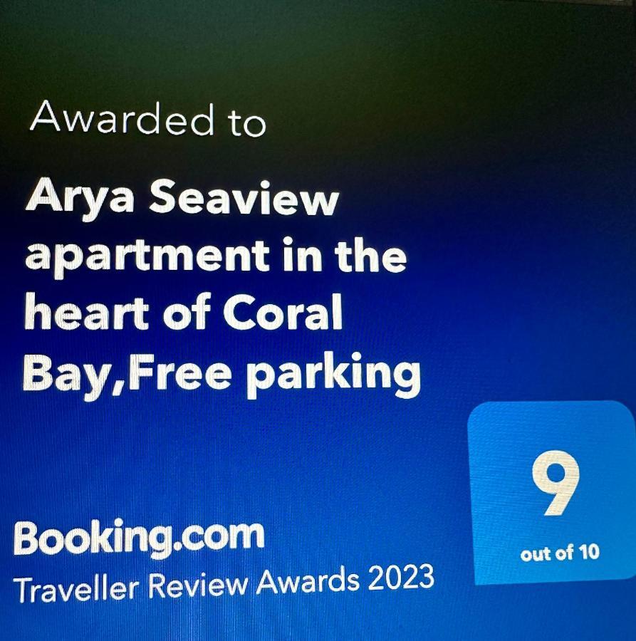 Arya Seaview Apartment In The Heart Of Coral Bay (Adults Only) Ngoại thất bức ảnh
